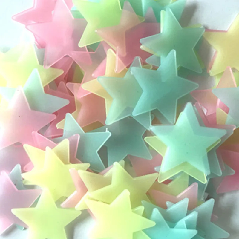 100 autocollants étoiles fluor - Baby Nursery Vinyl avis et prix