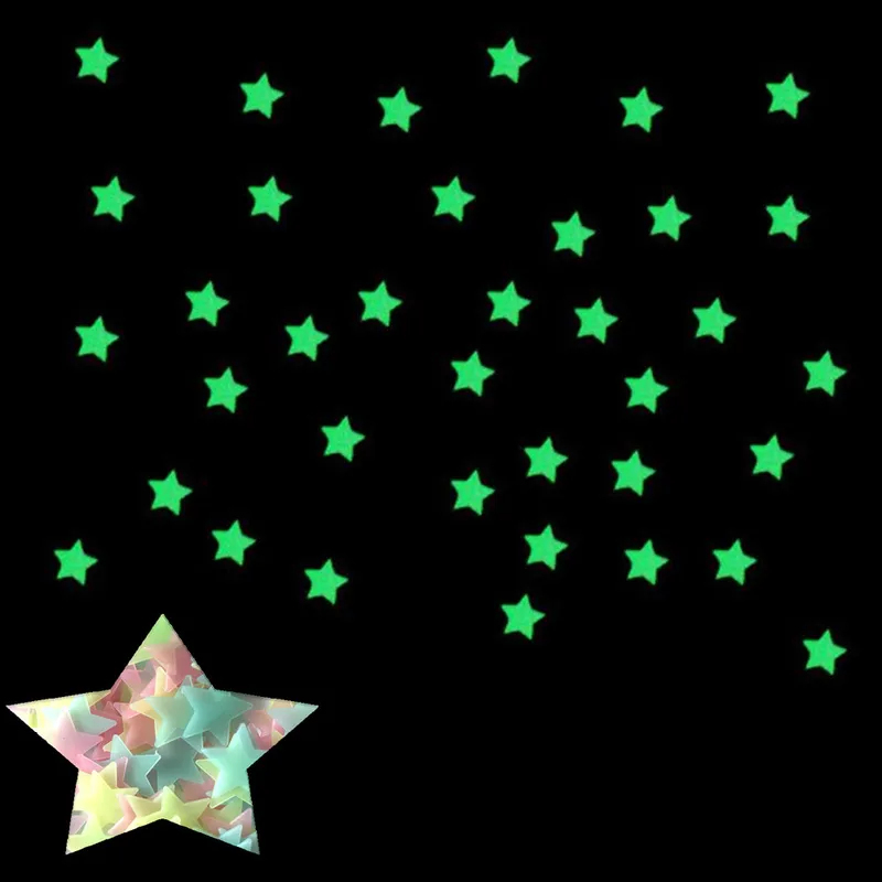 100 autocollants étoiles fluor - Baby Nursery Vinyl avis et prix