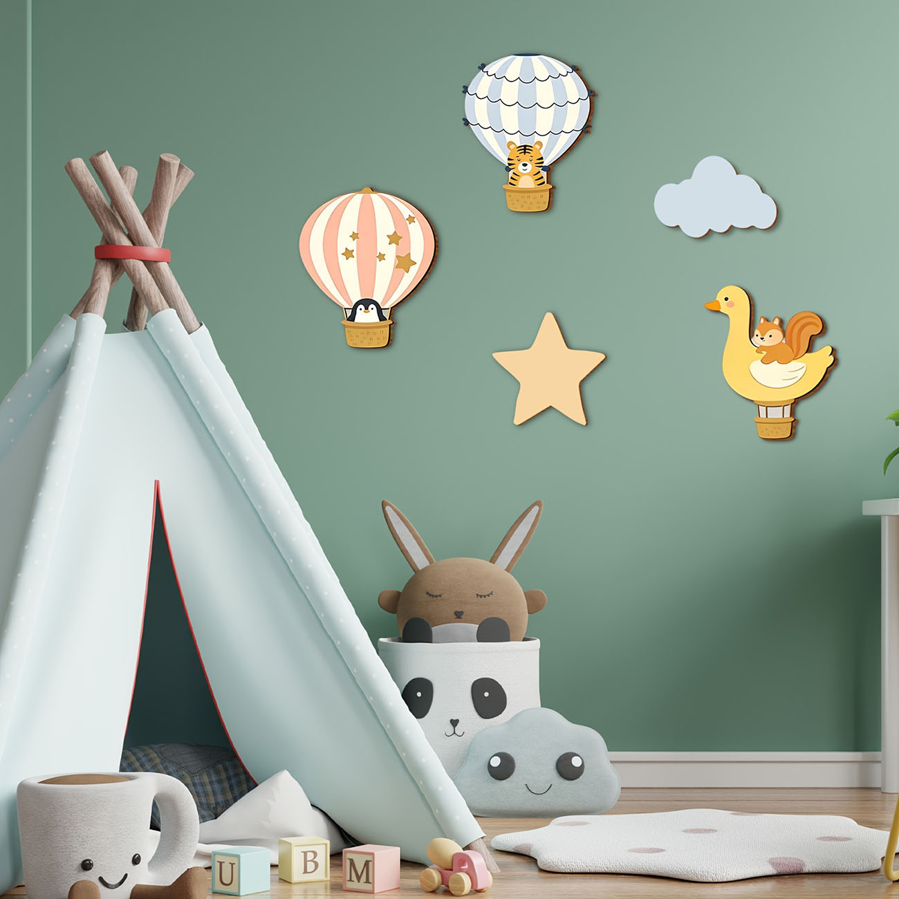 Autocollants muraux en bois en - Baby Nursery Vinyl avis et prix