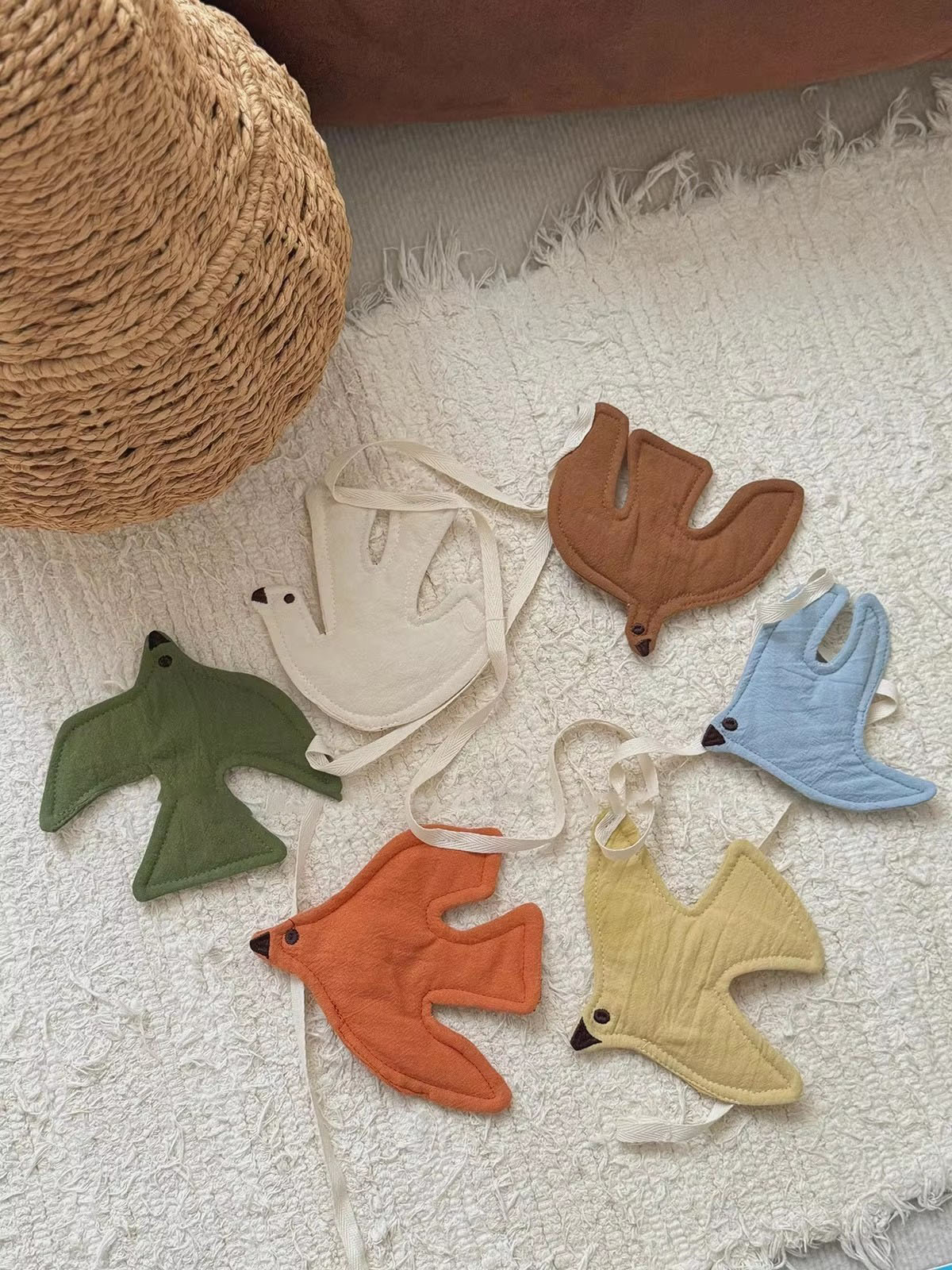Guirlande de drapeaux en tissu - Baby Nursery Bunting avis et prix